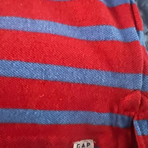 Red and blue stripe Gap polo sz XL 12 - Picture 2 of 4